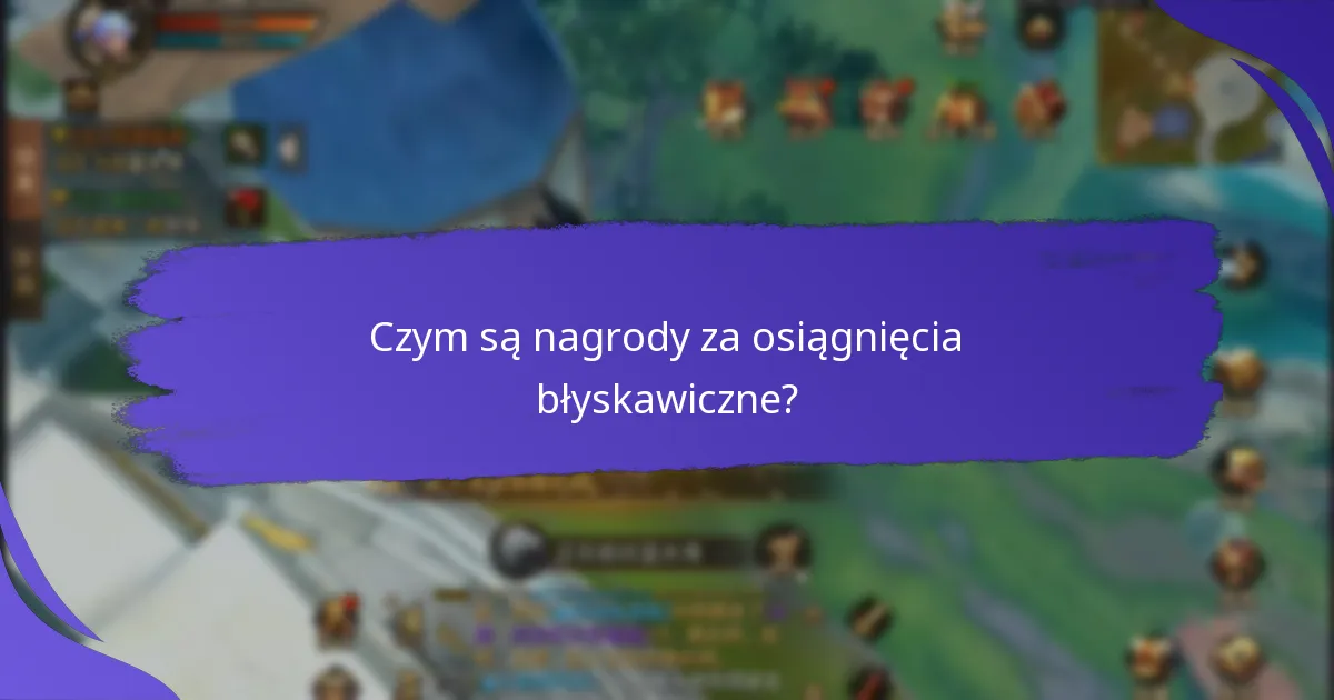 Jak mogę wziąć udział w nagrodach za osiągnięcia błyskawiczne?