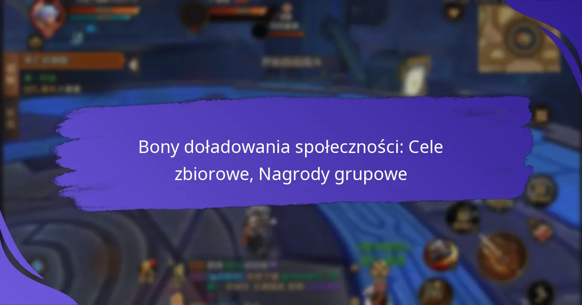 Bony doładowania społeczności: Cele zbiorowe, Nagrody grupowe