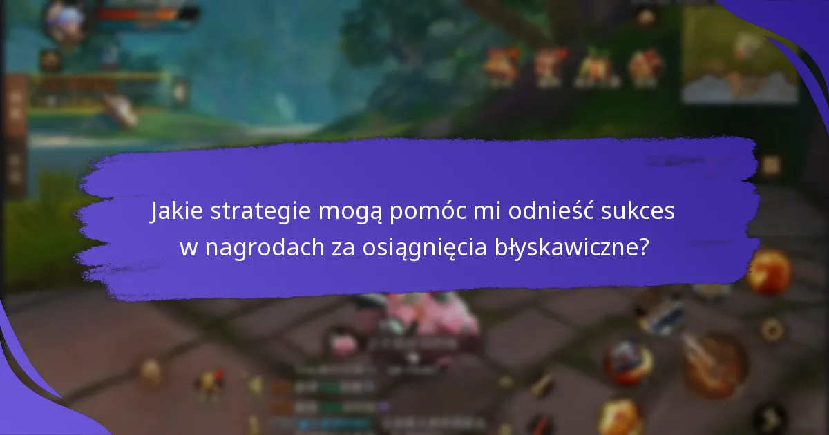 Jak nagrody za osiągnięcia błyskawiczne wypadają w porównaniu do innych programów nagród?